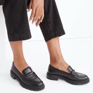 Madewell Bradley lug sole loafers size 10 1/2